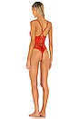 view 3 of 3 Leana Bodysuit in Scarlet