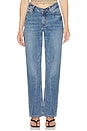 view 7 of 6 V Front Curve Jeans in Kiss Indigo