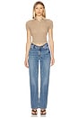 view 11 of 6 V Front Curve Jeans in Kiss Indigo