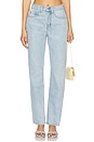 view 1 of 6 Baby Girl Straight Jeans in Sky Blue