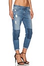 view 2 of 4 Ezra Cropped Slim Boyfriend Jean in Oxford