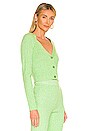 view 2 of 4 Mckenna Cardigan in Marled Green