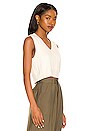view 2 of 4 Cropped Cable Sweater Vest in Ivory