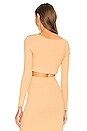 view 4 of 5 Sofia Cropped Cardigan in Golden Tan