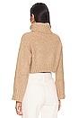 view 3 of 4 Feya Cropped Pullover in Beige