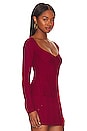 view 3 of 5 Mara V Neck Pullover in Wine Red