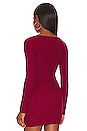 view 4 of 5 Mara V Neck Pullover in Wine Red