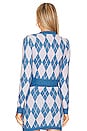 view 3 of 4 Casey Argyle Sweater in Blue Multi