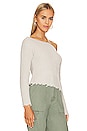 view 2 of 4 Cece Off Shoulder Sweater in Grey