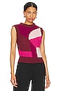 view 2 of 5 Adiel Knit Vest in Pink Multi