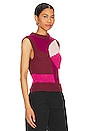 view 3 of 5 Adiel Knit Vest in Pink Multi