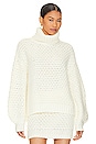 view 1 of 4 Cable Turtleneck Sweater in Ivory