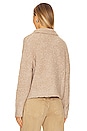 view 3 of 4 Annika Half Zip Sweater in Light Beige