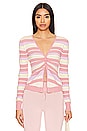 view 1 of 4 Kit Striped Sweater in Pink & Lilac Multi