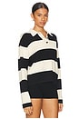 view 2 of 4 Parvati Stripe Sweater in Black & Beige