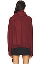 view 4 of 5 Nemy Sweater & Scarf Set in Burgundy