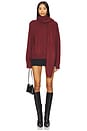 view 5 of 5 Nemy Sweater & Scarf Set in Burgundy