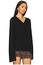 view 2 of 4 Yasmina V Neck Sweater in Black