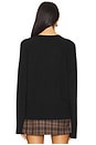 view 3 of 4 Yasmina V Neck Sweater in Black