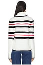 view 3 of 4 Oc?ane Turtleneck Pullover in Black & Red Stripe