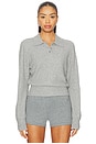 view 2 of 5 Mattelyn Polo Sweater in Heather Grey