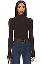 Magnolia Turtleneck in Chocolate
