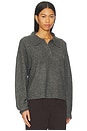 view 2 of 4 Ivy Polo Sweater in Charcoal