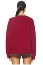 view 3 of 4 Haisley V Neck Sweater in Red