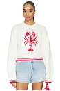 view 1 of 4 Cayden Lobster Sweater in Cream Multi