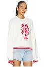 view 2 of 4 Cayden Lobster Sweater in Cream Multi