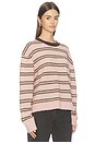 view 2 of 4 Kristin Stripe Pullover in Pink Multi