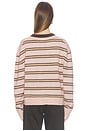view 4 of 4 Kristin Stripe Pullover in Pink Multi