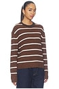 view 2 of 4 Kristin Stripe Pullover in Brown Multi