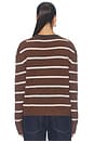 view 4 of 4 Kristin Stripe Pullover in Brown Multi