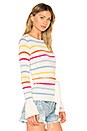 view 2 of 4 Attitude Sweater in Rainbow Stripe