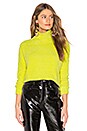 view 1 of 4 Geneva Chenille Sweater in Lime