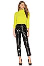 view 4 of 4 Geneva Chenille Sweater in Lime