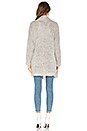 view 3 of 3 Ribbed Cardigan in Heather Grey