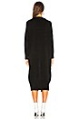 view 3 of 3 Cardigan With Banded Hem in Black