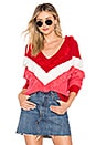 view 1 of 4 Nikki Sweater in Red & Pink