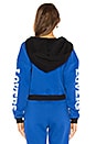 view 4 of 5 Hailey Cropped Hoodie in Cobalt