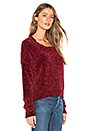 view 2 of 4 Scarlett Chenille Sweater in Burgundy