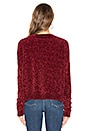 view 3 of 4 Scarlett Chenille Sweater in Burgundy