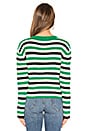 view 3 of 4 Rock N Roll Sweater in Green Stripe
