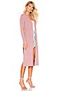 view 2 of 3 Davenport Cardigan in Heather Pink