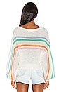 view 3 of 4 Rainbow Arc Sweater in White