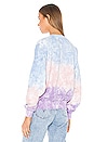 view 3 of 4 Tie Dye Pullover in Pastel Ombre
