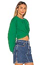 view 2 of 4 Kathy Cropped Sweatshirt in Green