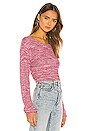view 2 of 4 Deva Top in Multi Raspberry