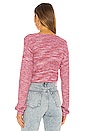 view 3 of 4 Deva Top in Multi Raspberry